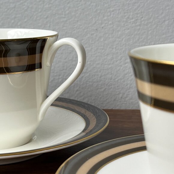 2 Fine Bone China Tea Pairs Cadenza H 5046 Royal Doulton 1976 - Picture 8 of 12